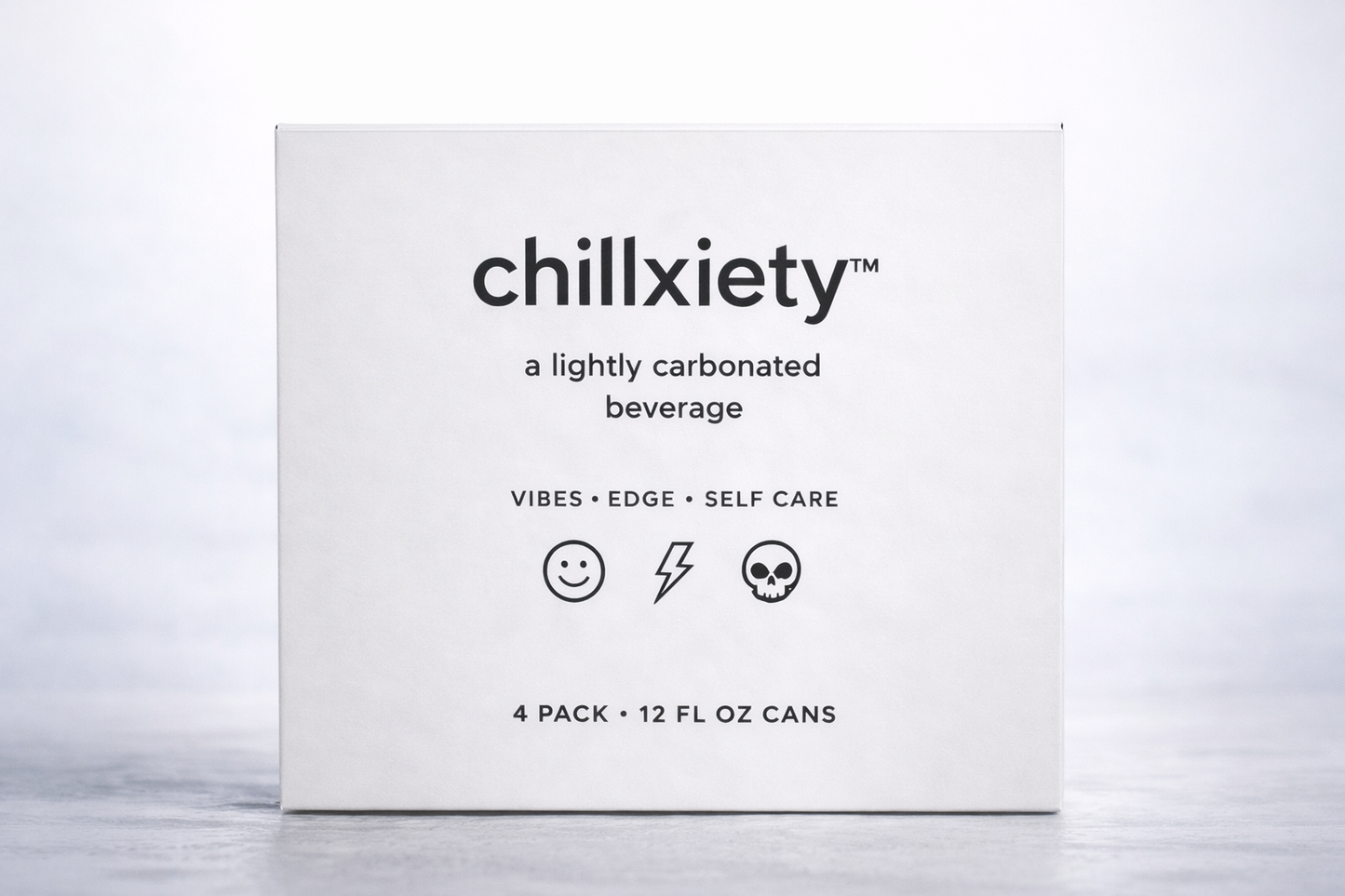 CHILLXIETY™ LIGHTLY CARBONATED BEVERAGE (4-PACK)