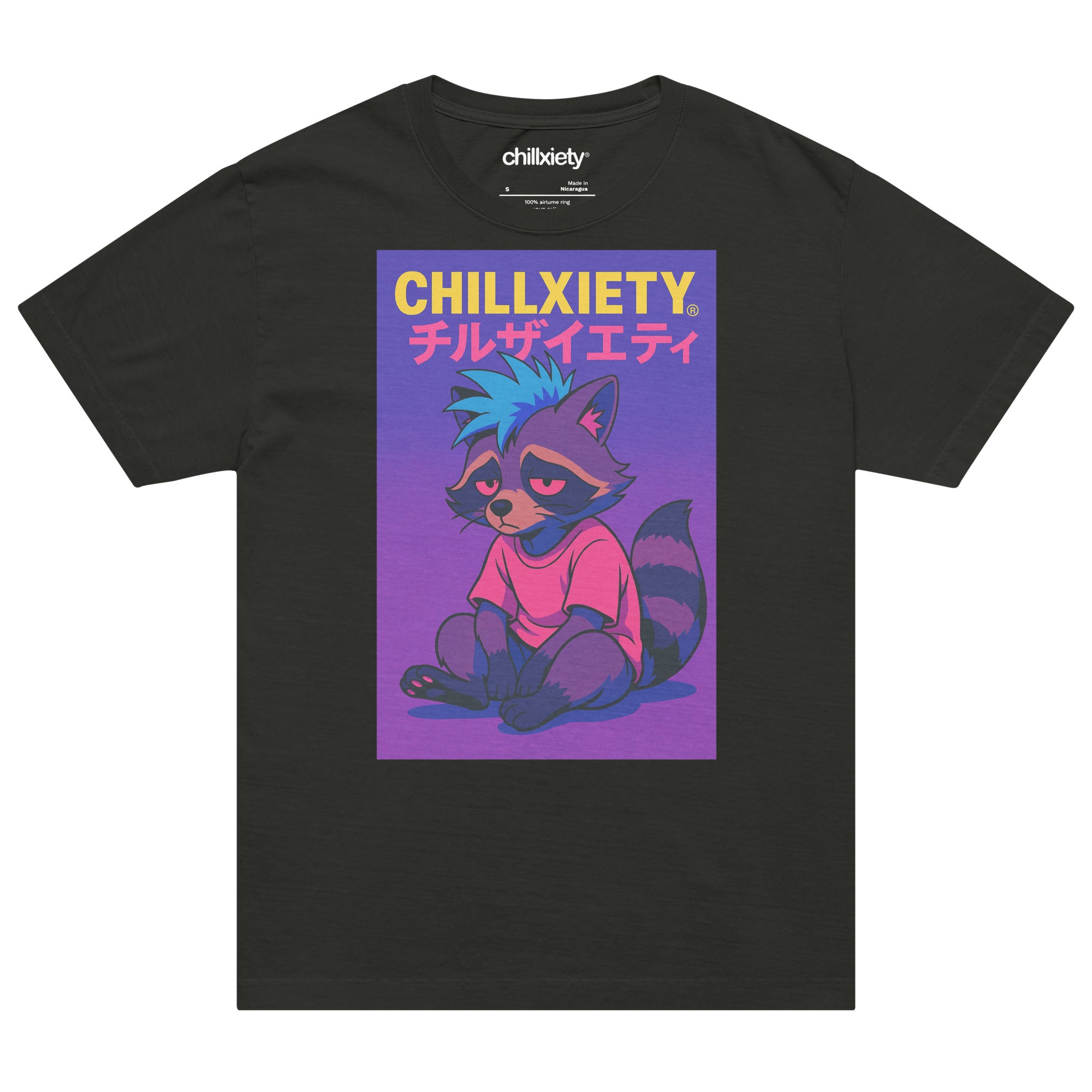 TRASH PANDA: NEON SAD MODE TEE – Chillxiety