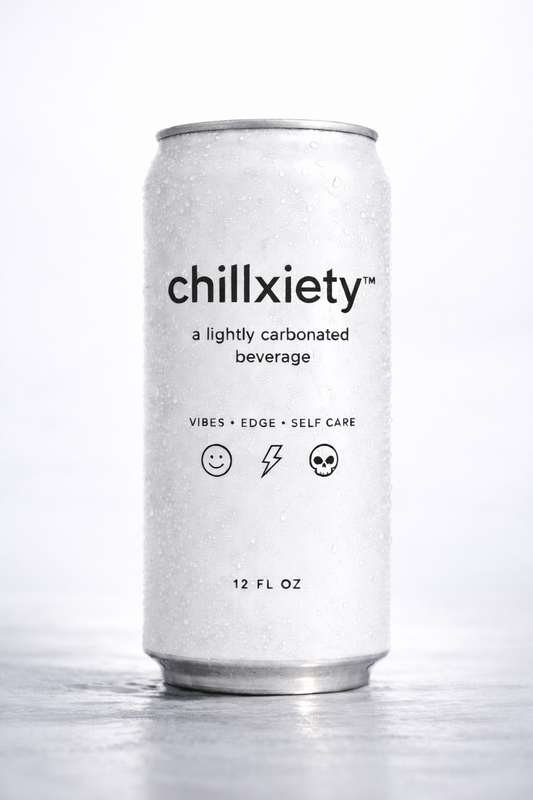 CHILLXIETY™ LIGHTLY CARBONATED BEVERAGE (SINGLE CAN)